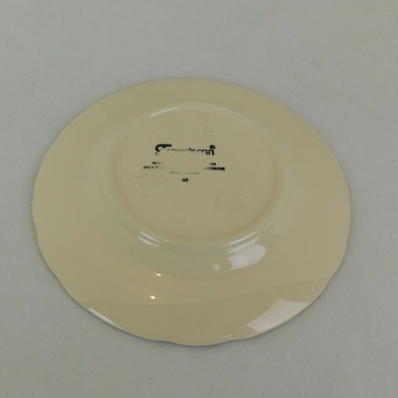 Set of 2 Franciscan Desert Rose Salad Plates 1970s Made in USA 8" dia Pink Green - Picture 3 of 10